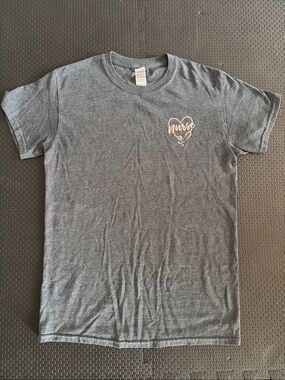Women’s Gildan Soft Style Graphite Grey Nurse T-Shirt